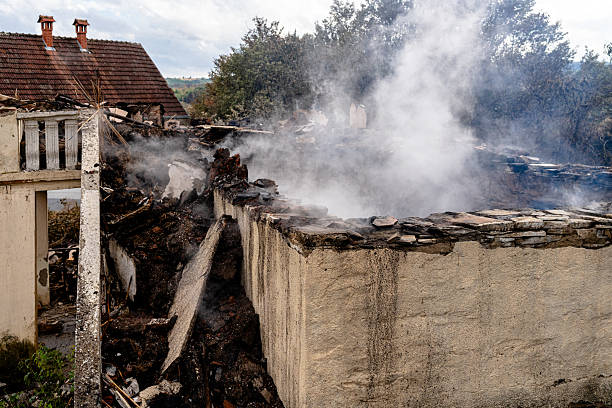 Professional Fire Damage Assessment technician working in East Greenville, PA